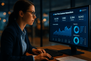 Real-time klantinteractie en data-analyse in Salesforce Marketing Cloud.