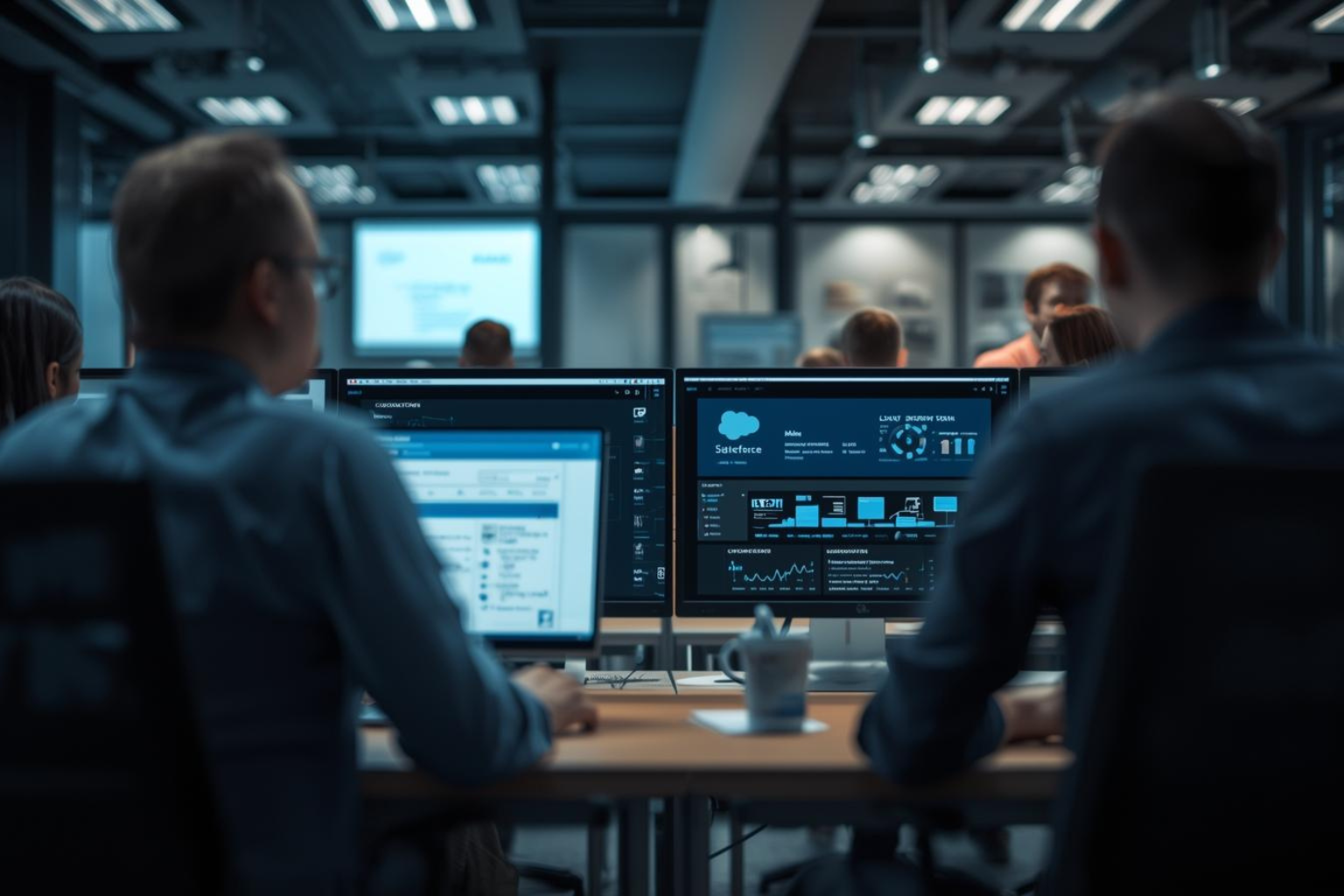 Enterprise-Umgebung, in der Salesforce Marketing Automation nach der Implementierung operativ stagniert.
